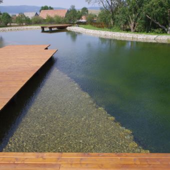 Iaz de înot finalizat