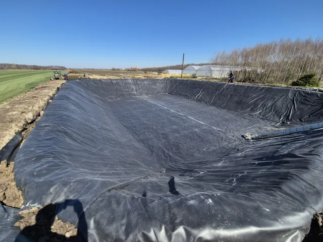 Bazin de dejecție — Fermă de porci Satu Mare — 5