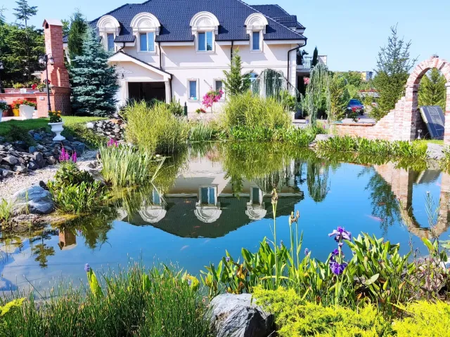 Iaz ornamental cu pârâu și cascade — Oradea — 2