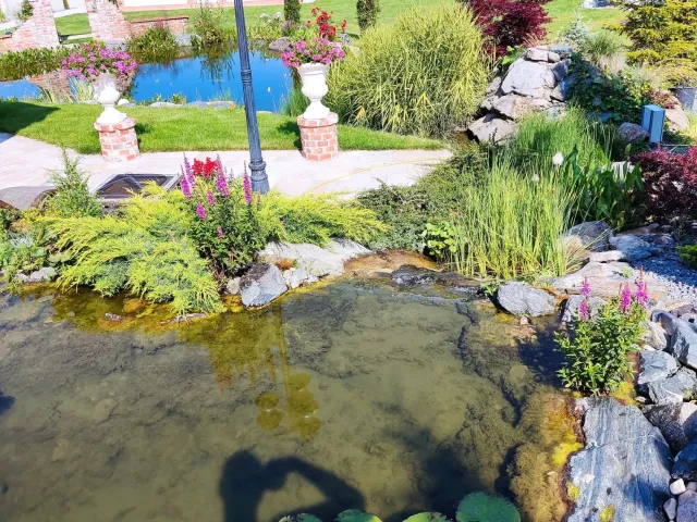 Iaz ornamental cu pârâu și cascade — Oradea — 3